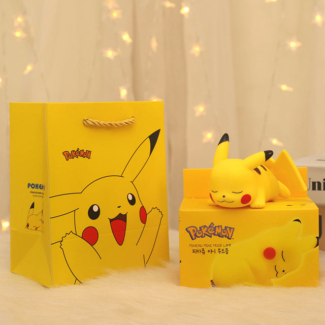 Lámpara de noche con forma de monstruo de bolsillo Pikachu
