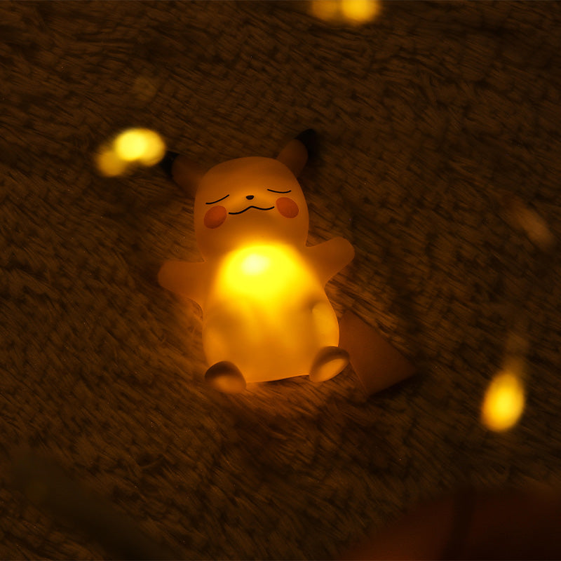 Lámpara de noche con forma de monstruo de bolsillo Pikachu