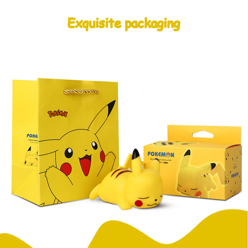 Lámpara de noche con forma de monstruo de bolsillo Pikachu