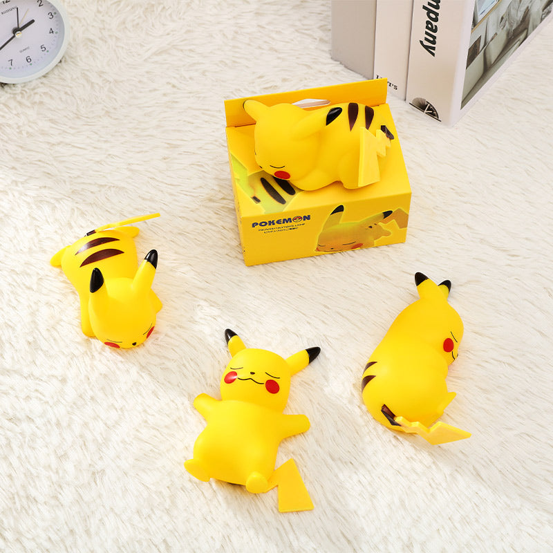 Lámpara de noche con forma de monstruo de bolsillo Pikachu