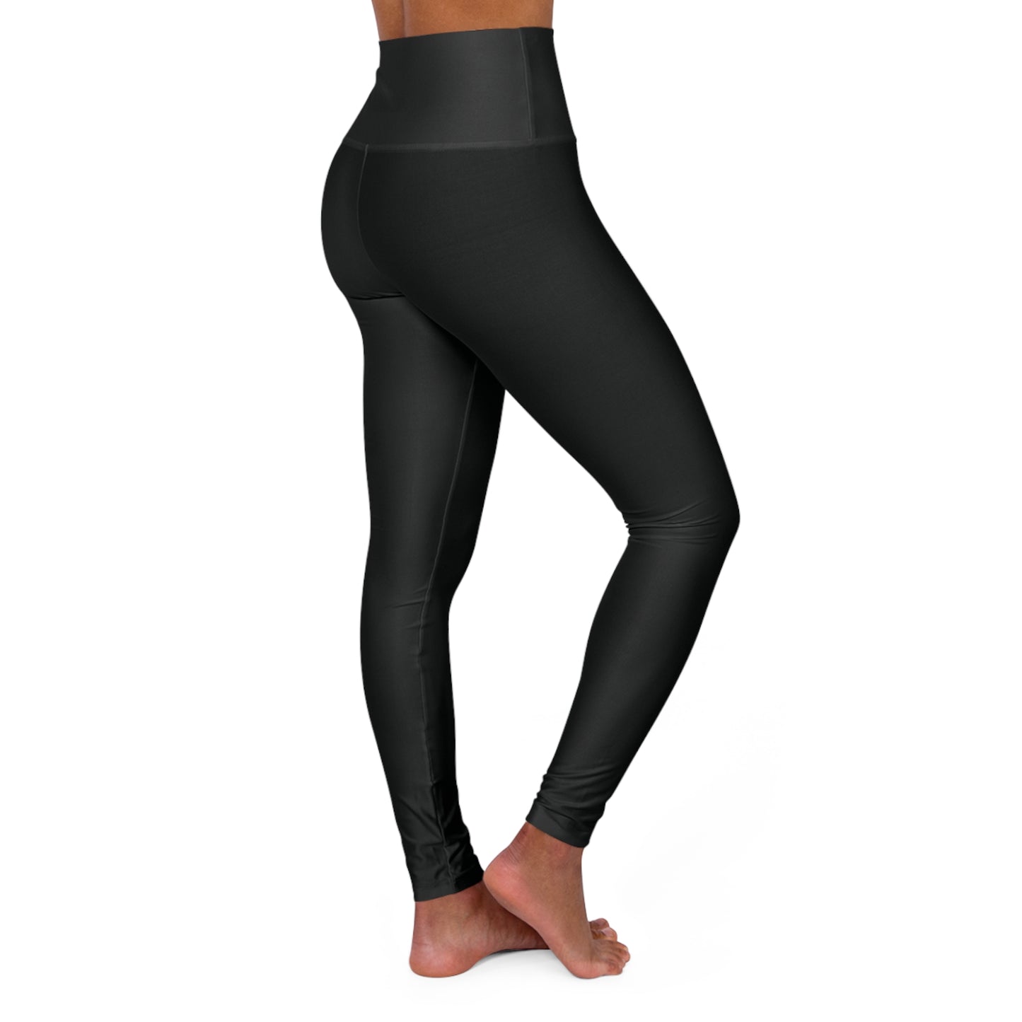 High Waisted Yoga Leggings Cherry