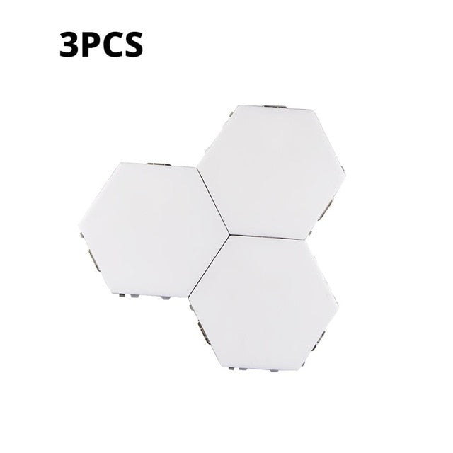 Lampe LED hexagonale