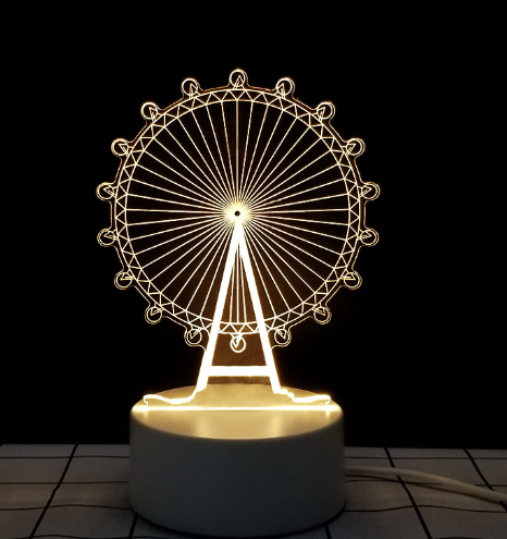 Lampe de nuit de table modèle 3D