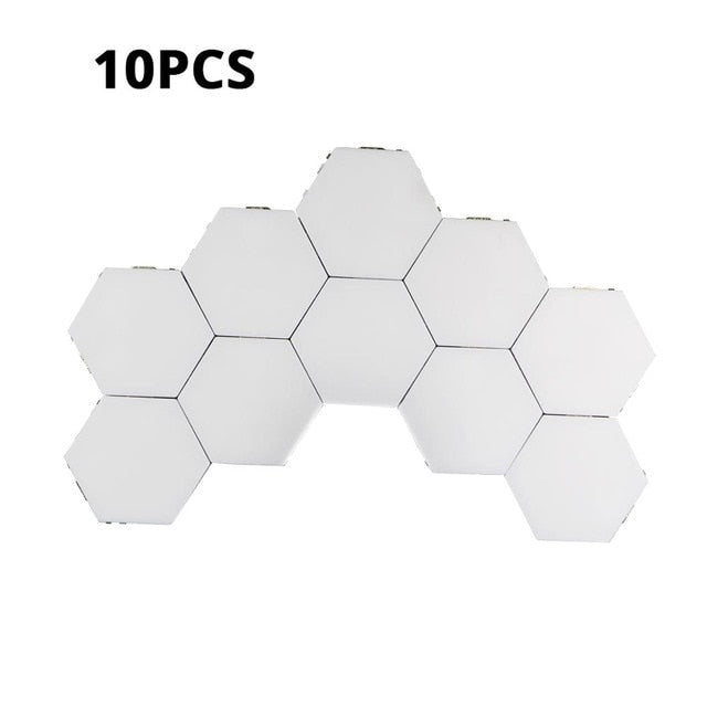 Lampe LED hexagonale