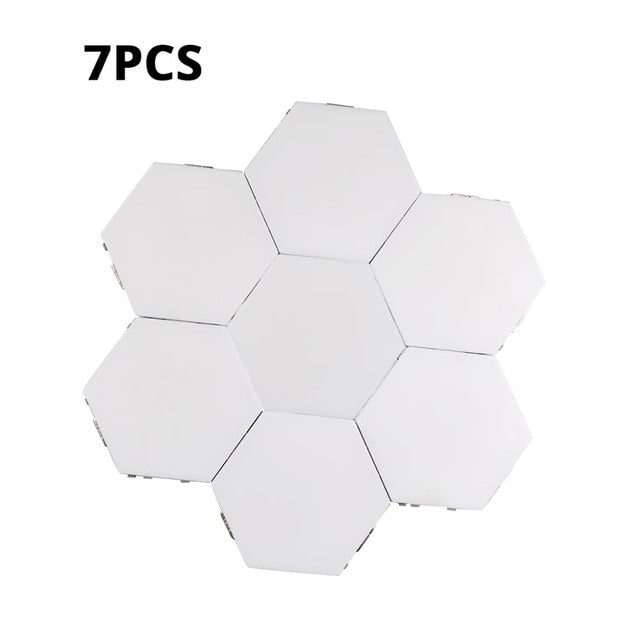 Lampe LED hexagonale