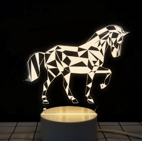 Lampe de nuit de table modèle 3D