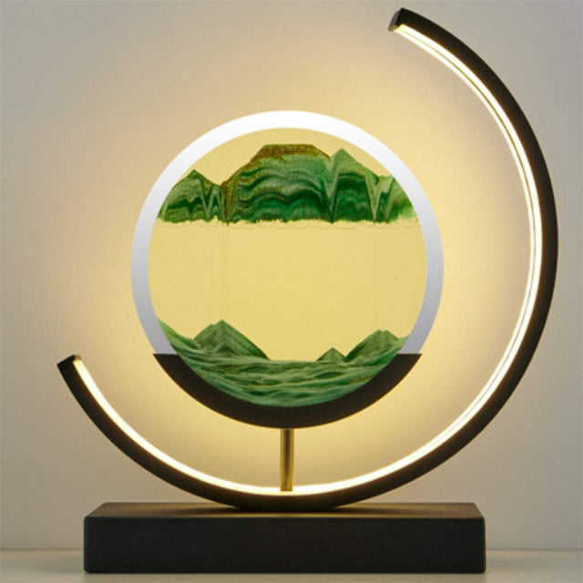 Lampe de table à sables mouvants modèle 3D