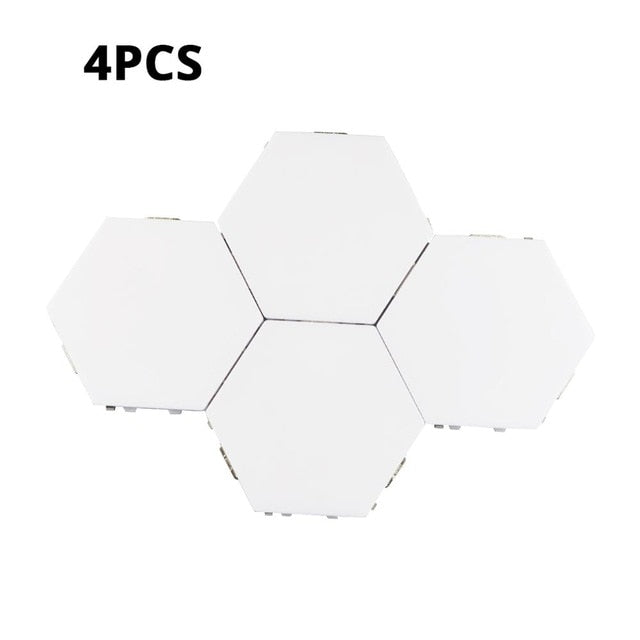 Lampe LED hexagonale