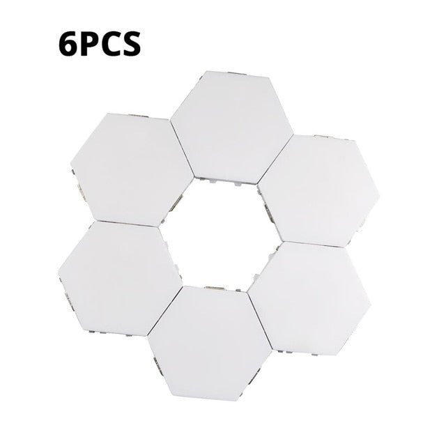 Lampe LED hexagonale