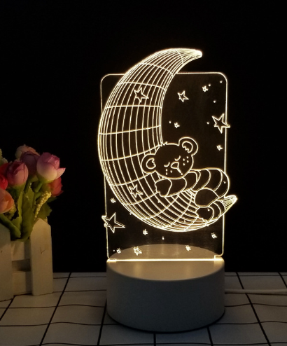 Lampe de nuit de table modèle 3D