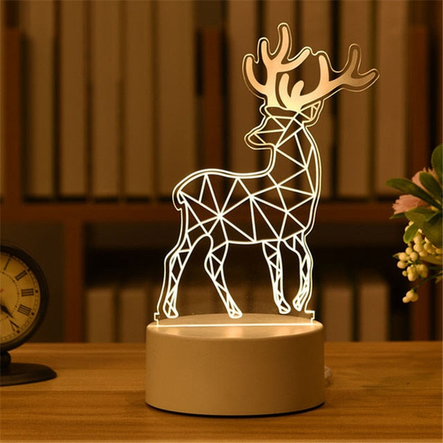 3D Table Night Lamp