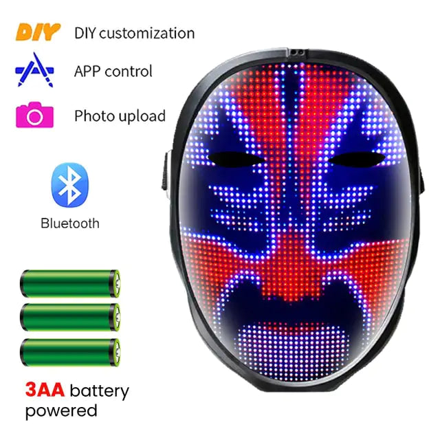 LED feest gezichtsmasker