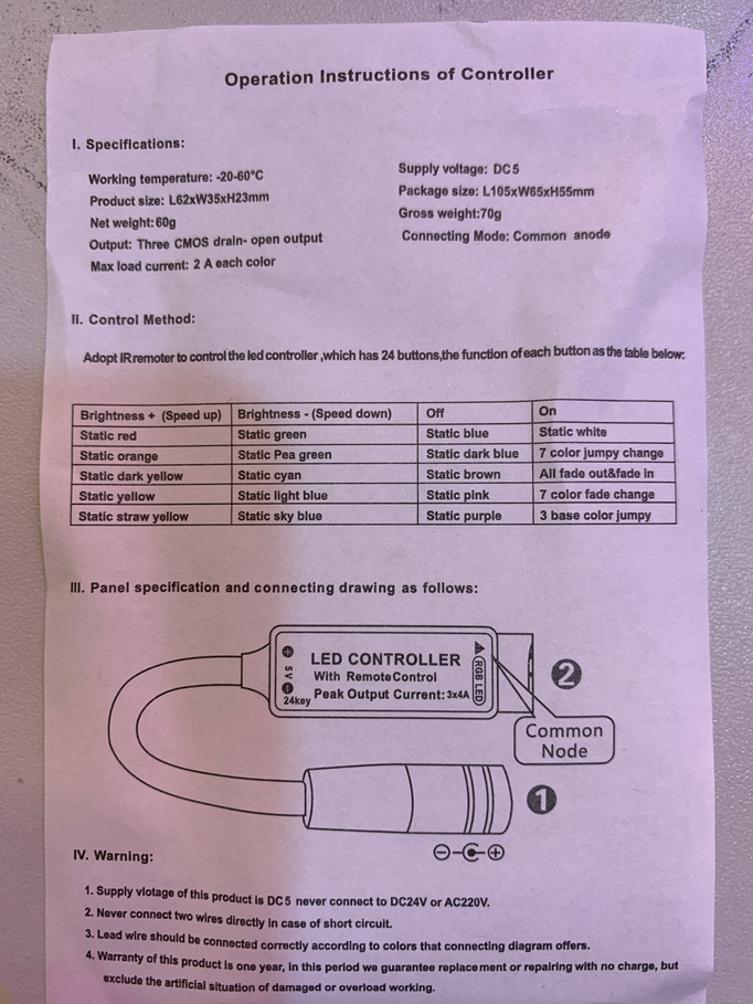 Bandes lumineuses LED