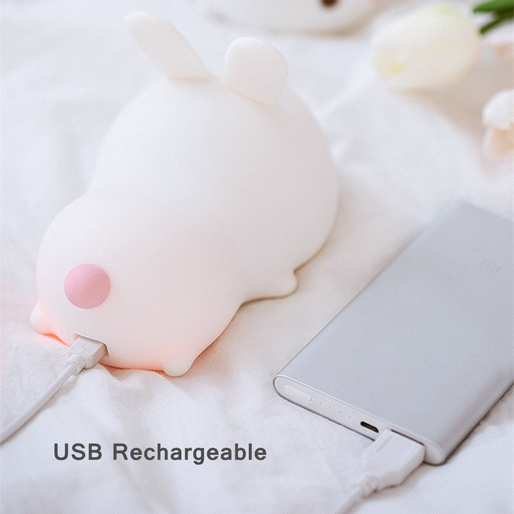 Lampe de nuit LED lapin