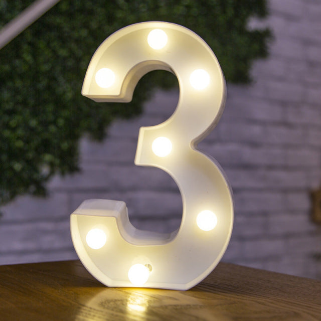 Alphabet Letter LED Lights