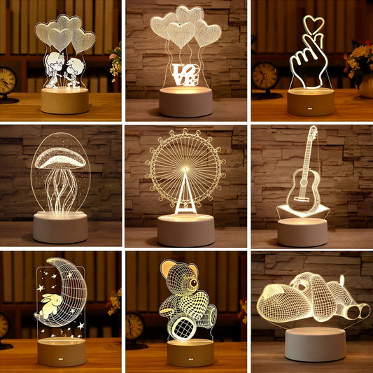 Lampe de nuit de table modèle 3D