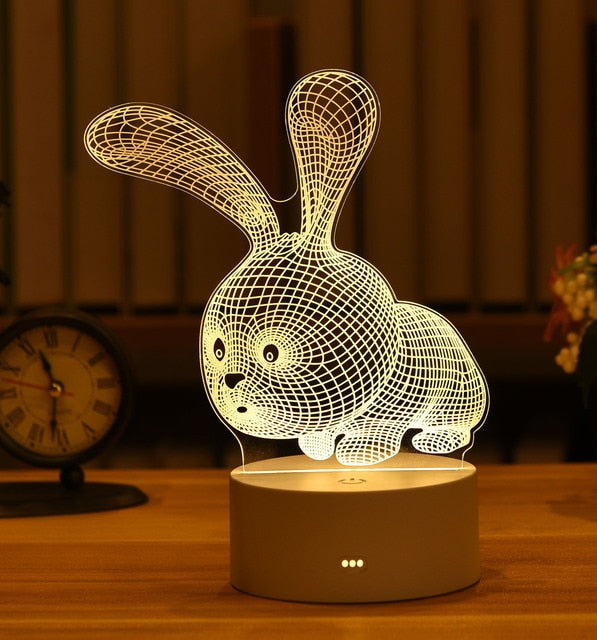 Lampe de nuit de table modèle 3D