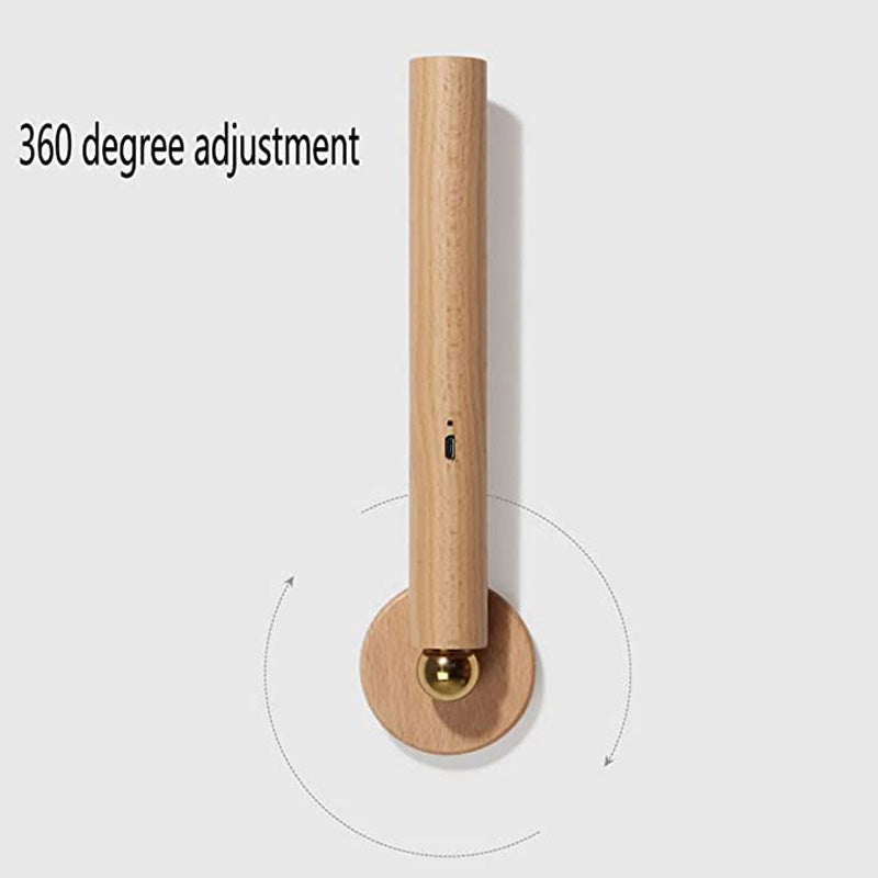 Magnetic Wooden Lamp