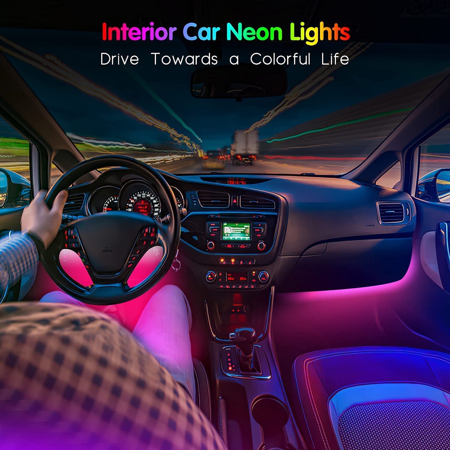 Néons intérieurs de voiture à LED