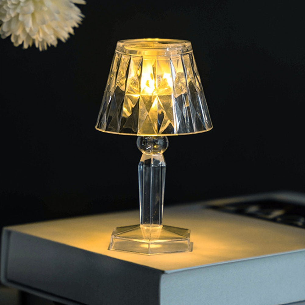 Lampe de bureau LED en cristal