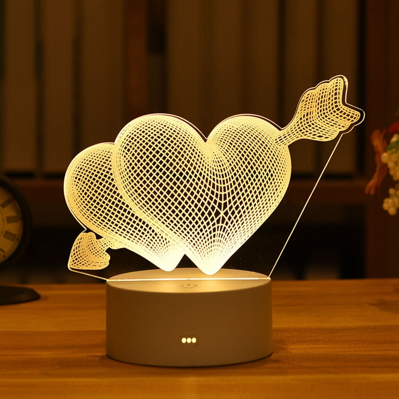 3D Table Night Lamp