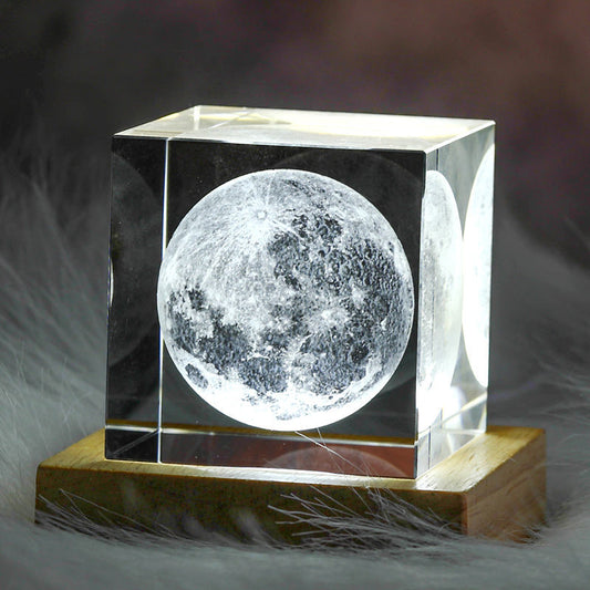 Lumière LED Cube de Lune modèle 3D