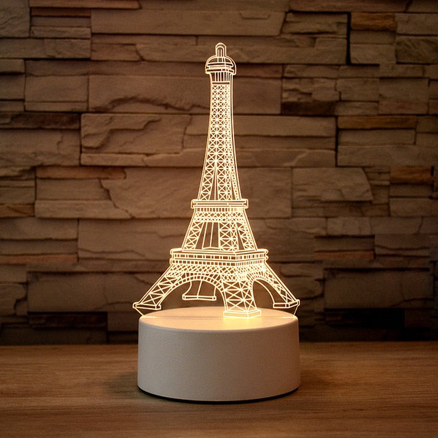 3D Table Night Lamp