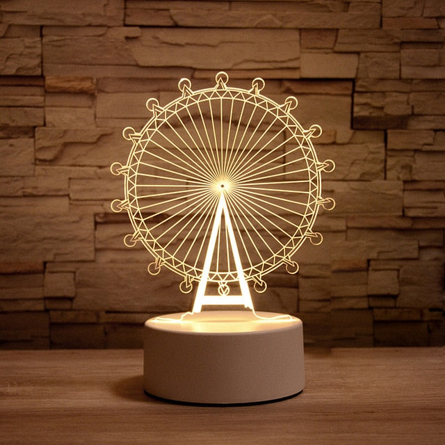 3D Table Night Lamp