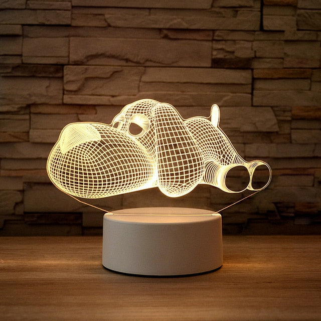 Lampe de nuit de table modèle 3D