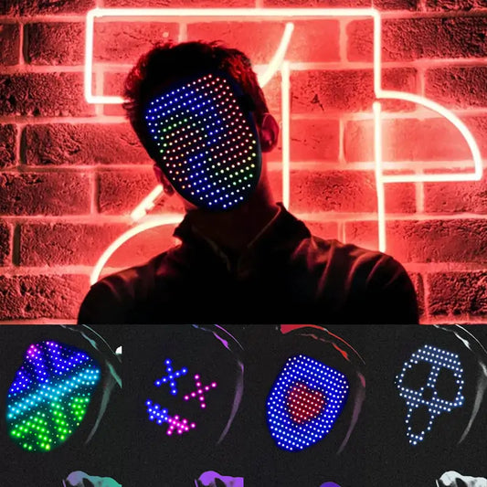 LED feest gezichtsmasker